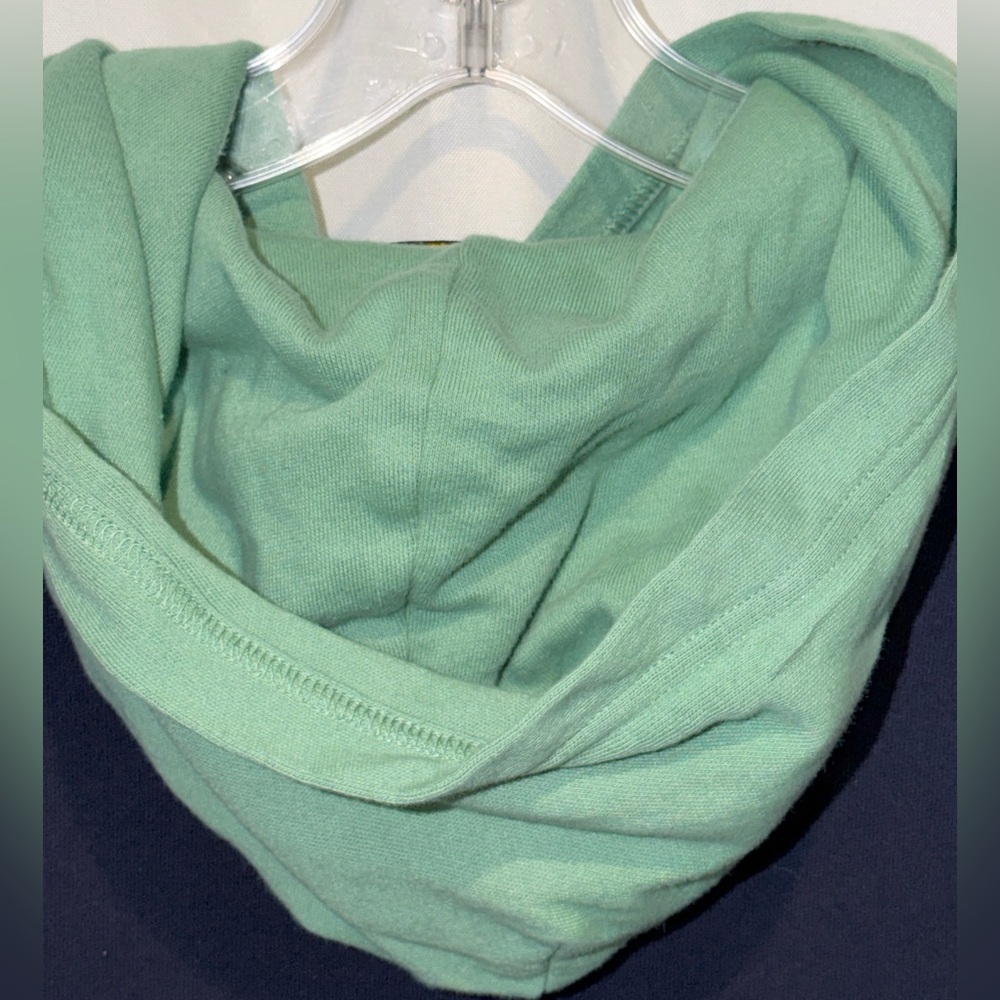 Polo Ralph Lauren Hoodie Colorblock Blue Gray Yellow Pullover Sweatshirt L 14 16 - Picture 12 of 13